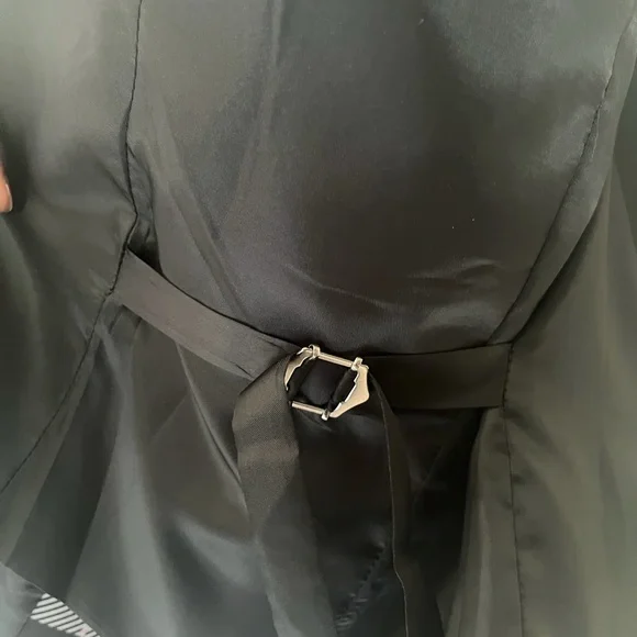 Men Cielo Black and White Plaid Men's Vest - Picture 7 of 7